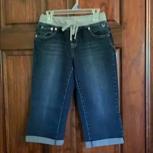 Justice denim capris size 16